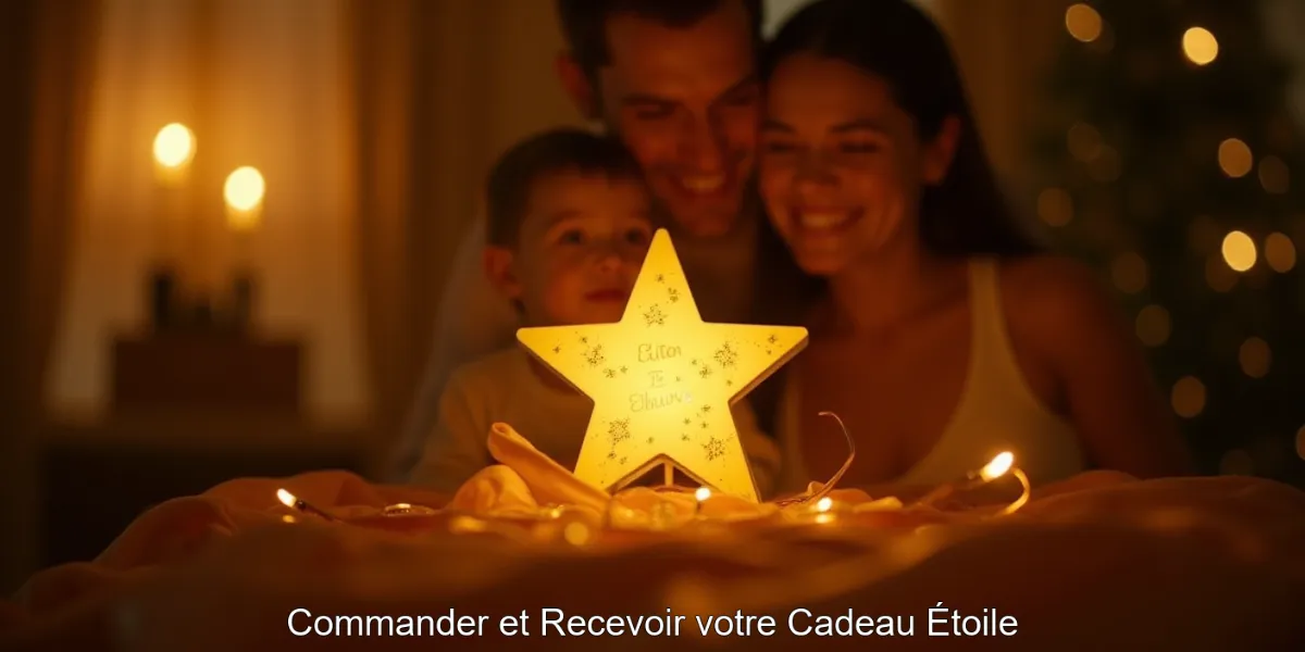 Commander et Recevoir votre Cadeau Étoile