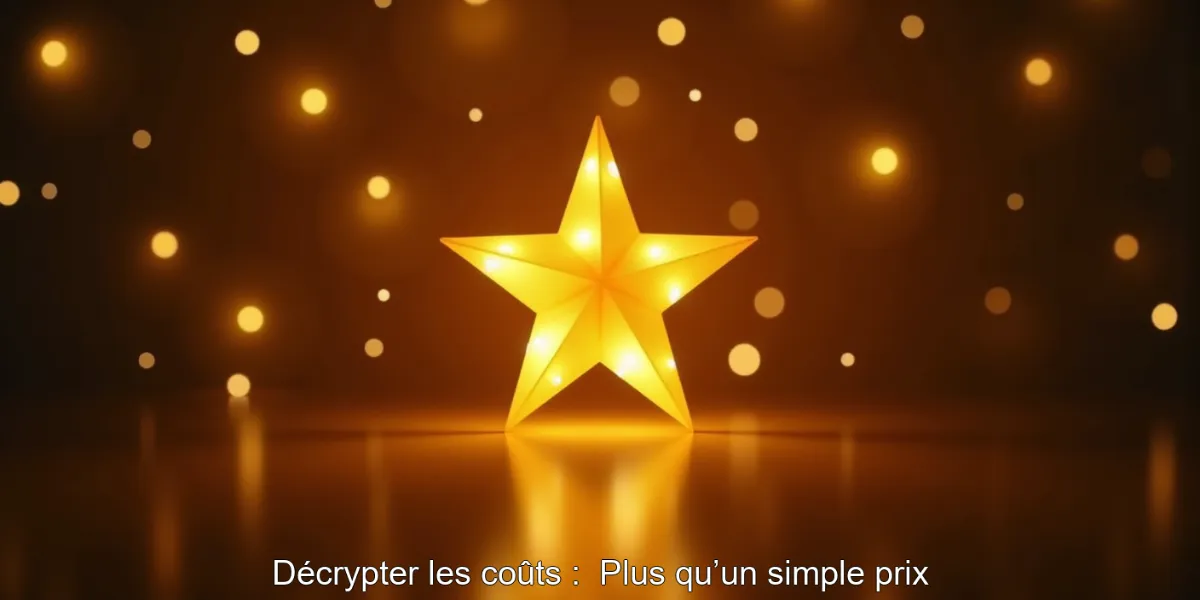 Décrypter les coûts :  Plus qu’un simple prix