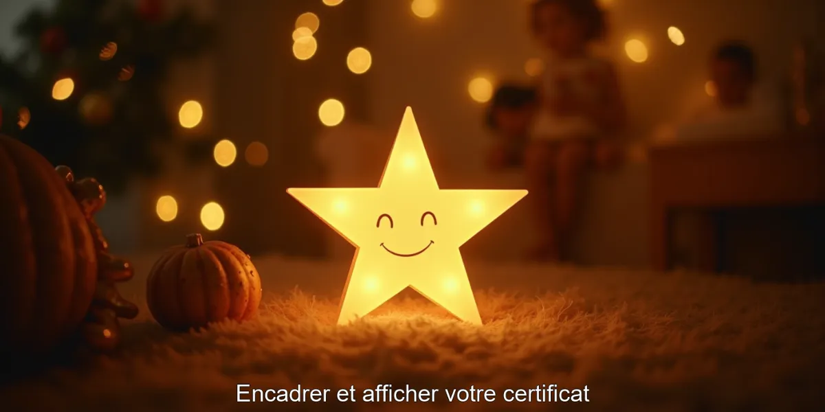 Encadrer et afficher votre certificat