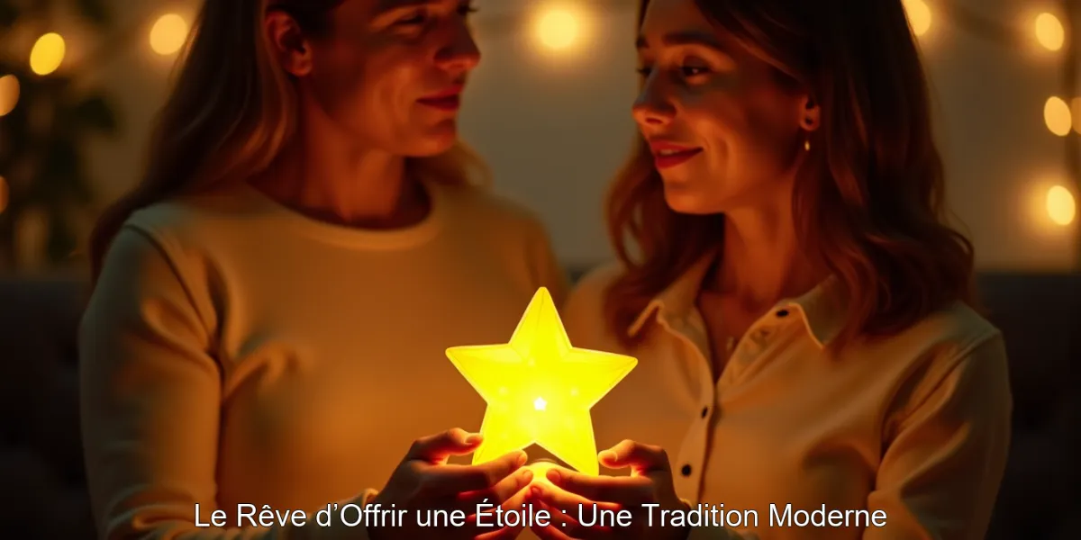 Le Rêve d’Offrir une Étoile : Une Tradition Moderne