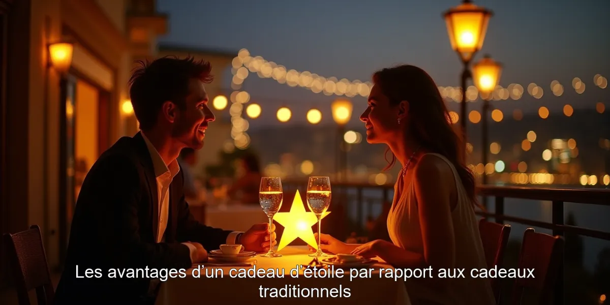 Les avantages d’un cadeau d’étoile par rapport aux cadeaux traditionnels