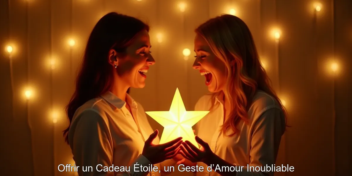 Offrir un Cadeau Étoile, un Geste d’Amour Inoubliable