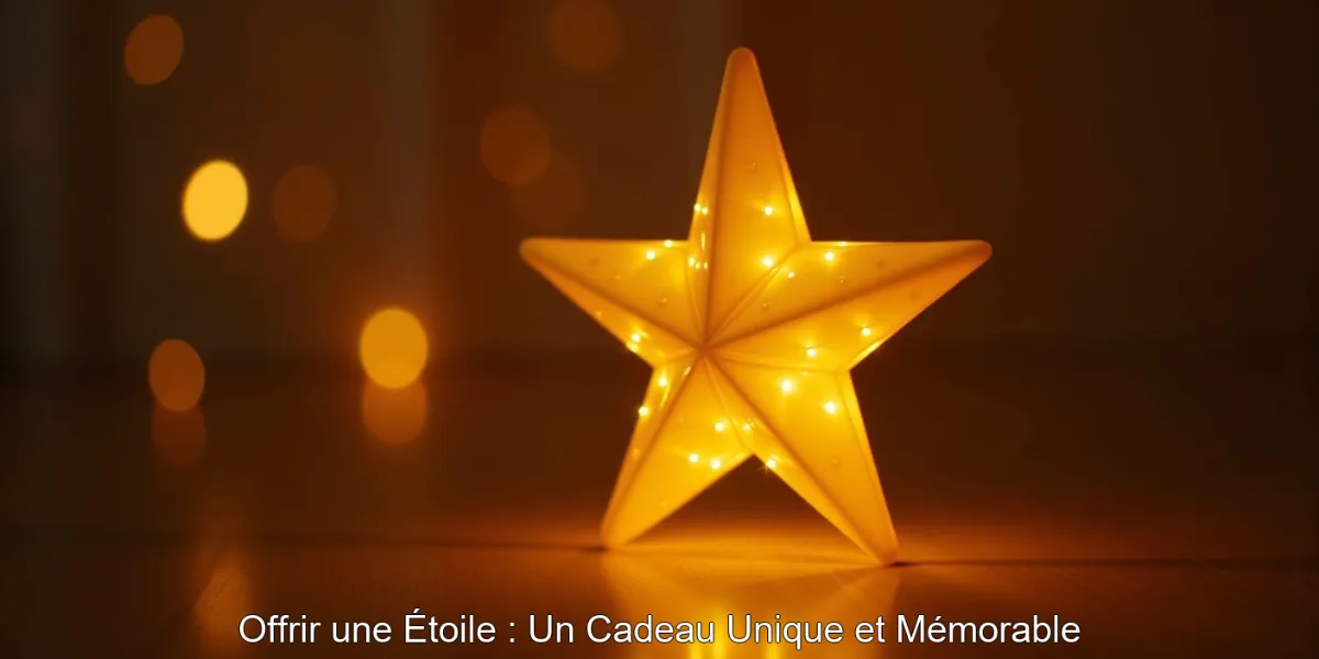 Offrir une Étoile : Un Cadeau Unique et Mémorable