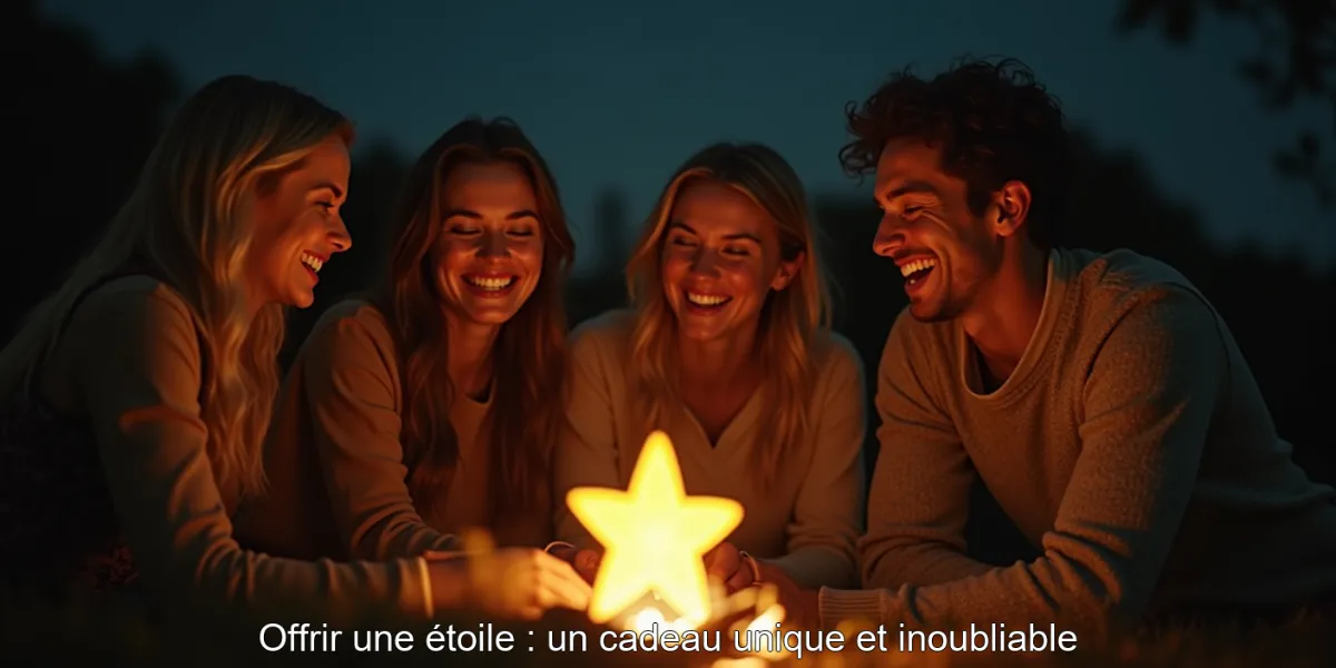 Offrir une étoile : un cadeau unique et inoubliable