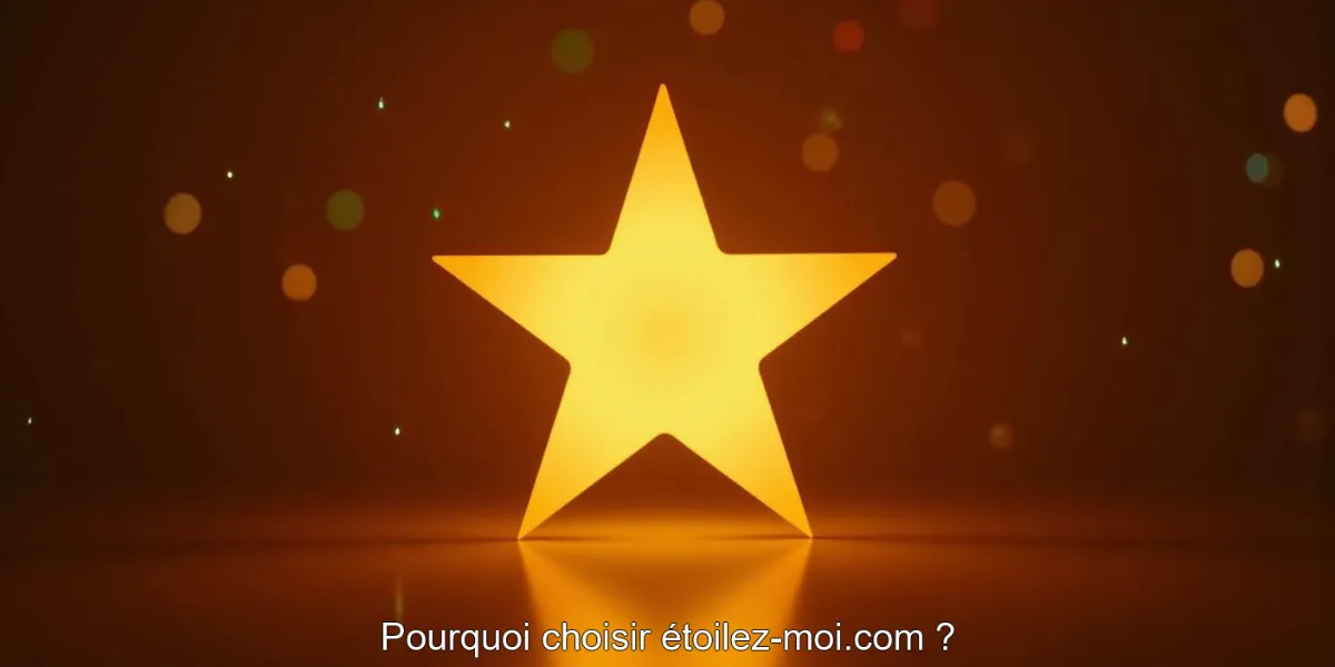 Pourquoi choisir étoilez-moi.com ?