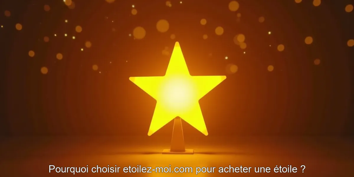 Pourquoi choisir etoilez-moi.com pour acheter une étoile ?