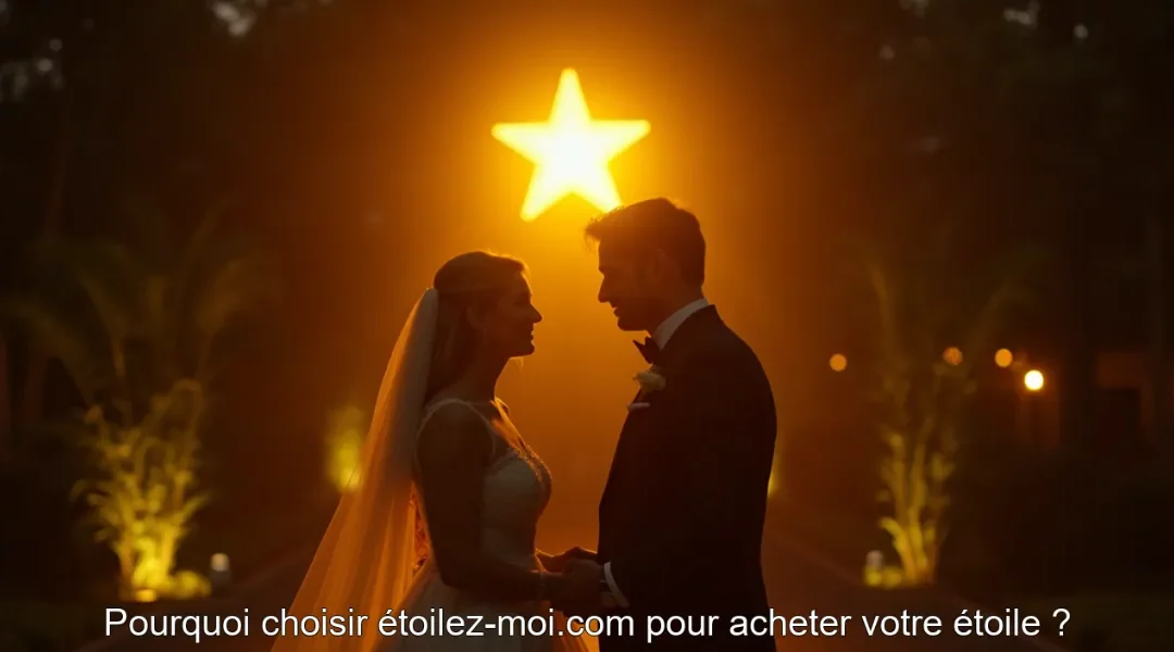 Offrir une étoile à l’être aimé