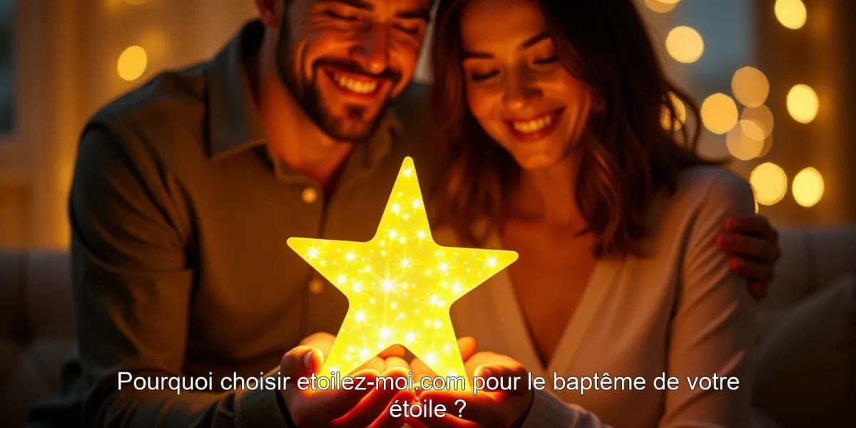 Pourquoi choisir etoilez-moi.com pour le baptême de votre étoile ?