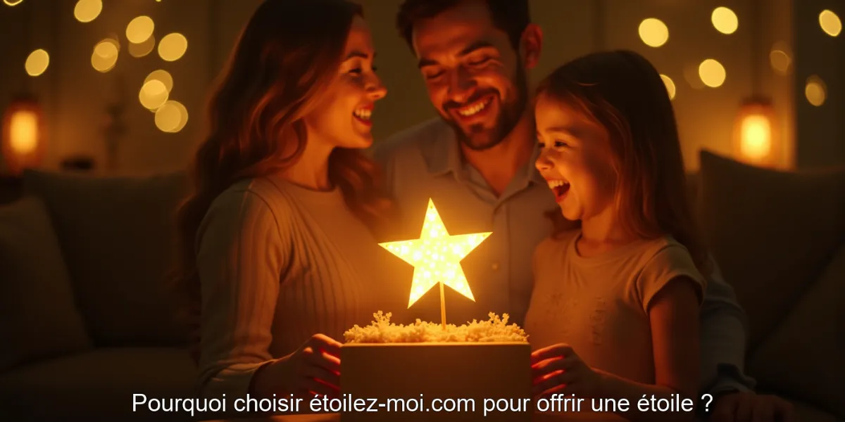 Pourquoi choisir étoilez-moi.com pour offrir une étoile ?