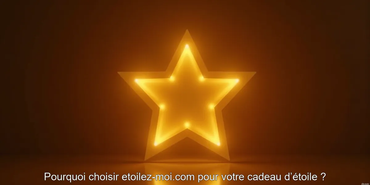 Pourquoi choisir etoilez-moi.com pour votre cadeau d’étoile ?