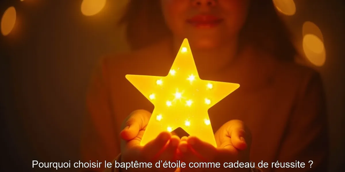 Pourquoi choisir le baptême d’étoile comme cadeau de réussite ?