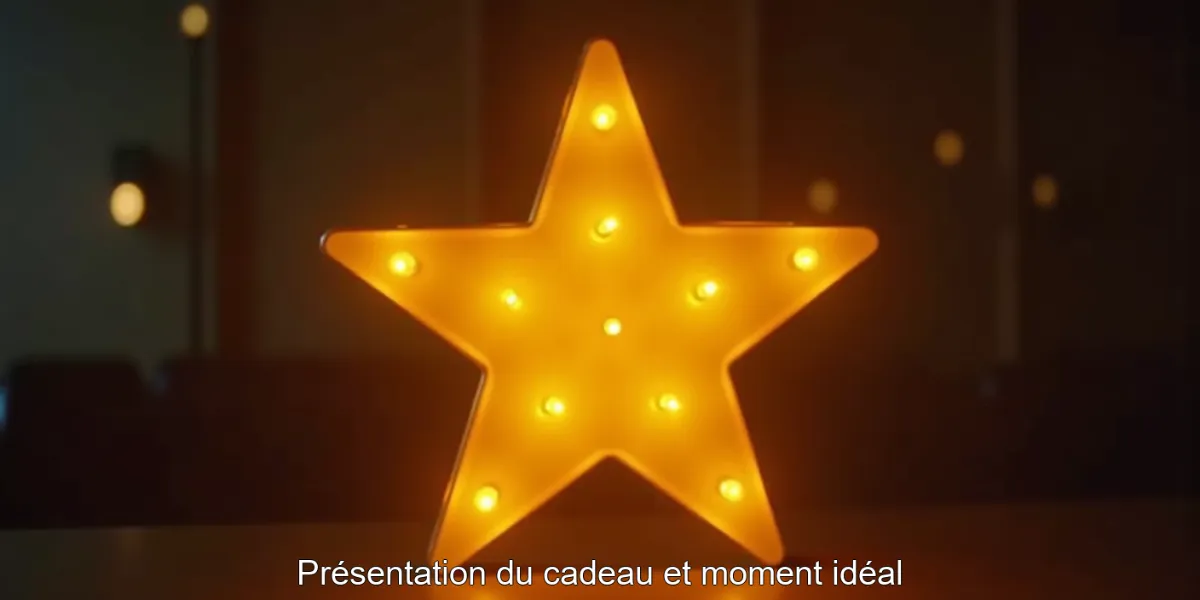 Présentation du cadeau et moment idéal