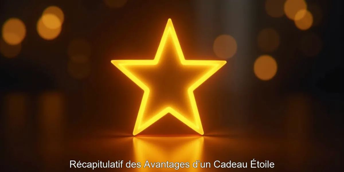 Récapitulatif des Avantages d’un Cadeau Étoile
