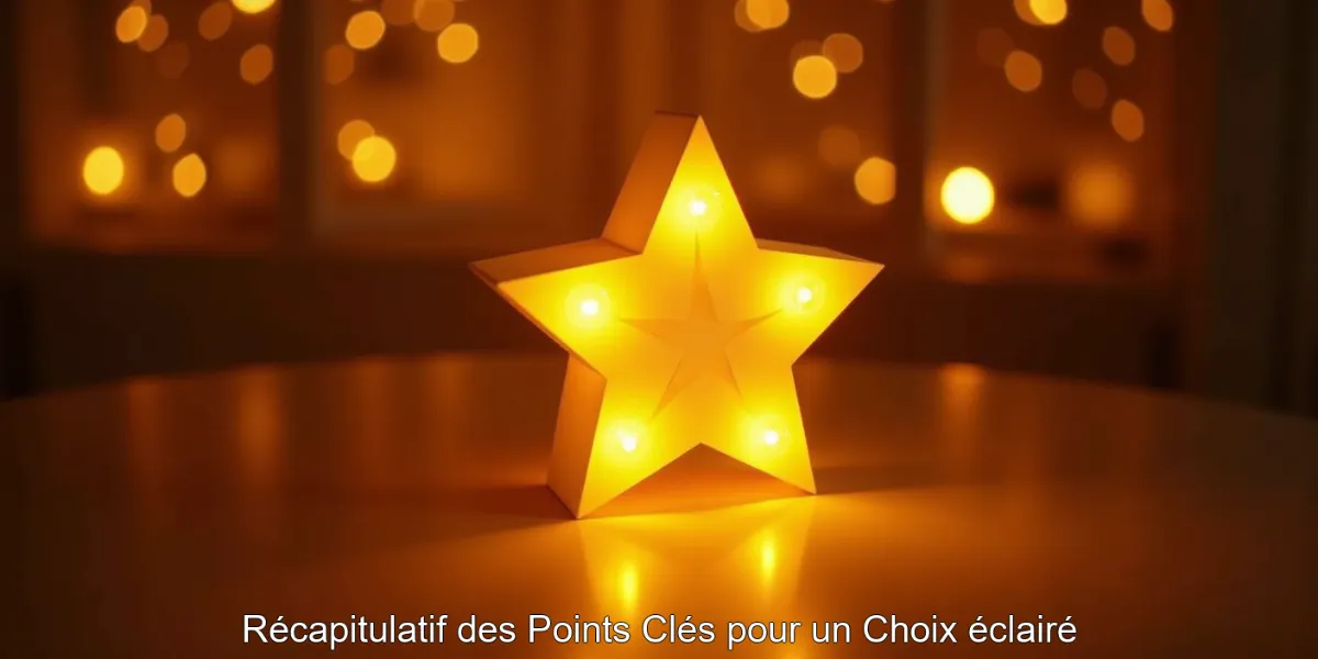 Récapitulatif des Points Clés pour un Choix éclairé