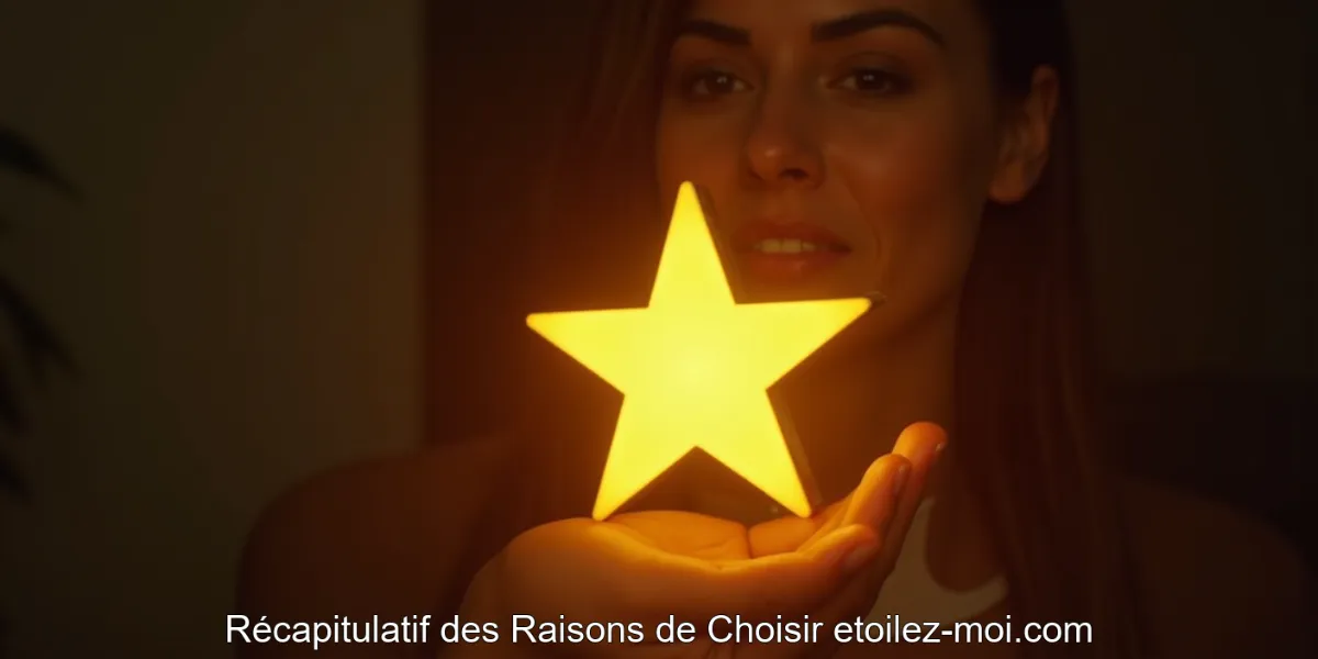 Récapitulatif des Raisons de Choisir etoilez-moi.com