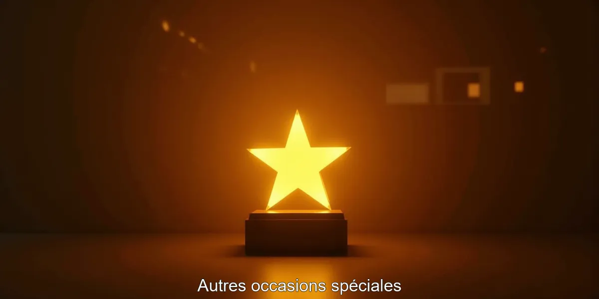 Autres occasions spéciales