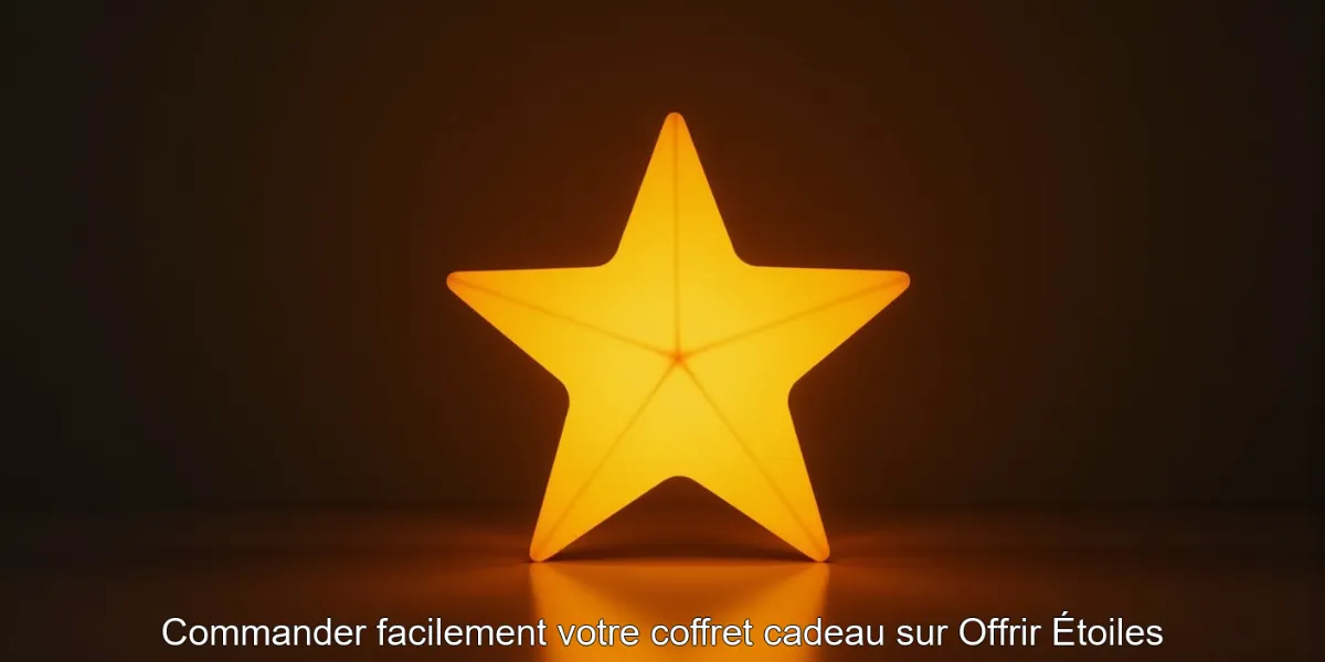 Commander facilement votre coffret cadeau sur Offrir Étoiles