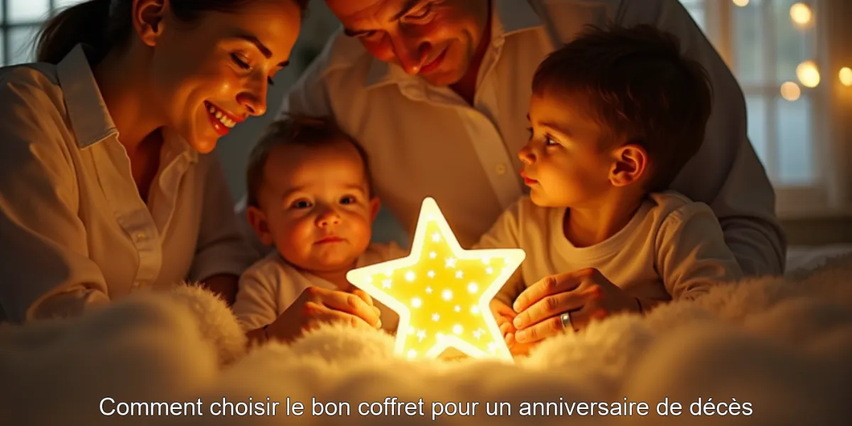 Comment choisir le bon coffret pour un anniversaire de décès