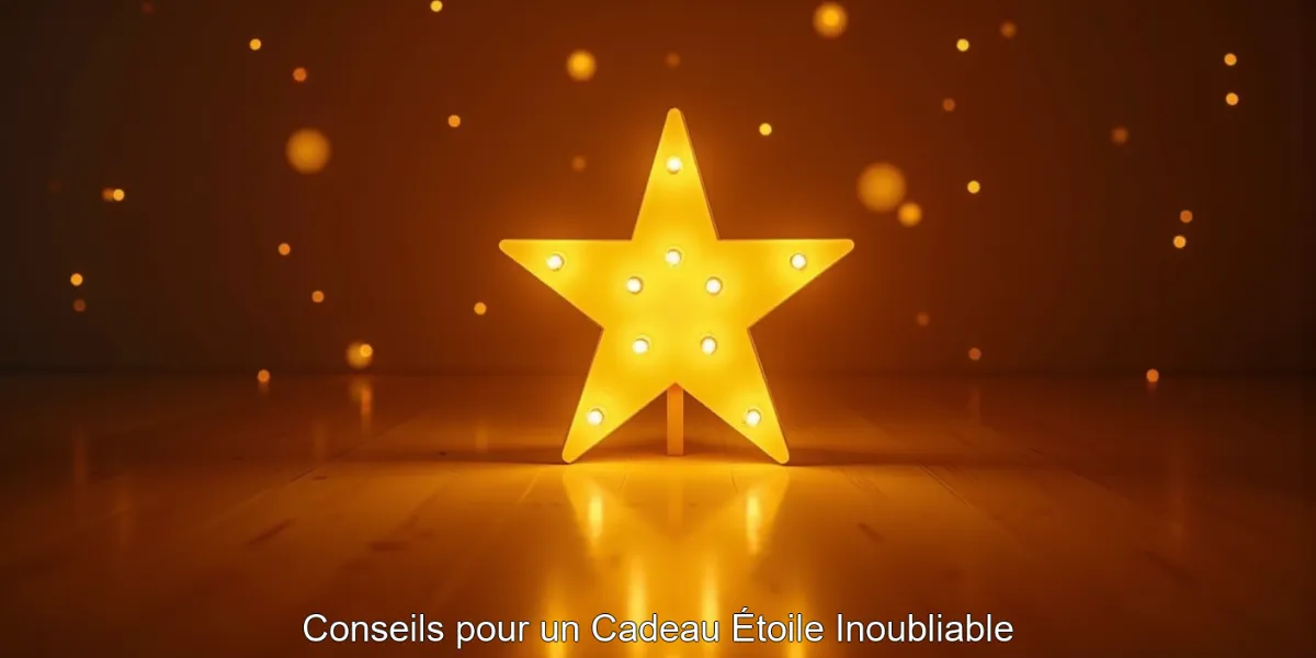 Conseils pour un Cadeau Étoile Inoubliable