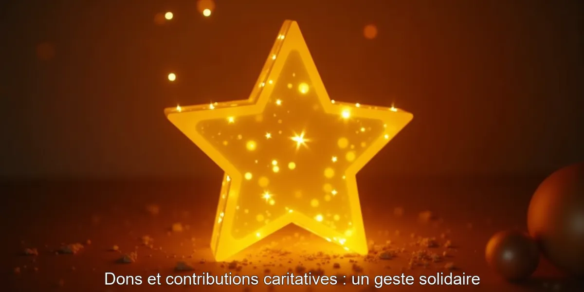 Dons et contributions caritatives : un geste solidaire