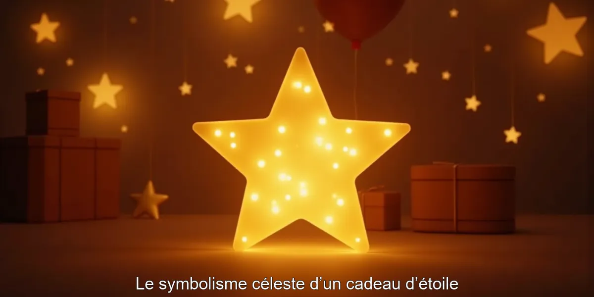 Le symbolisme céleste d’un cadeau d’étoile