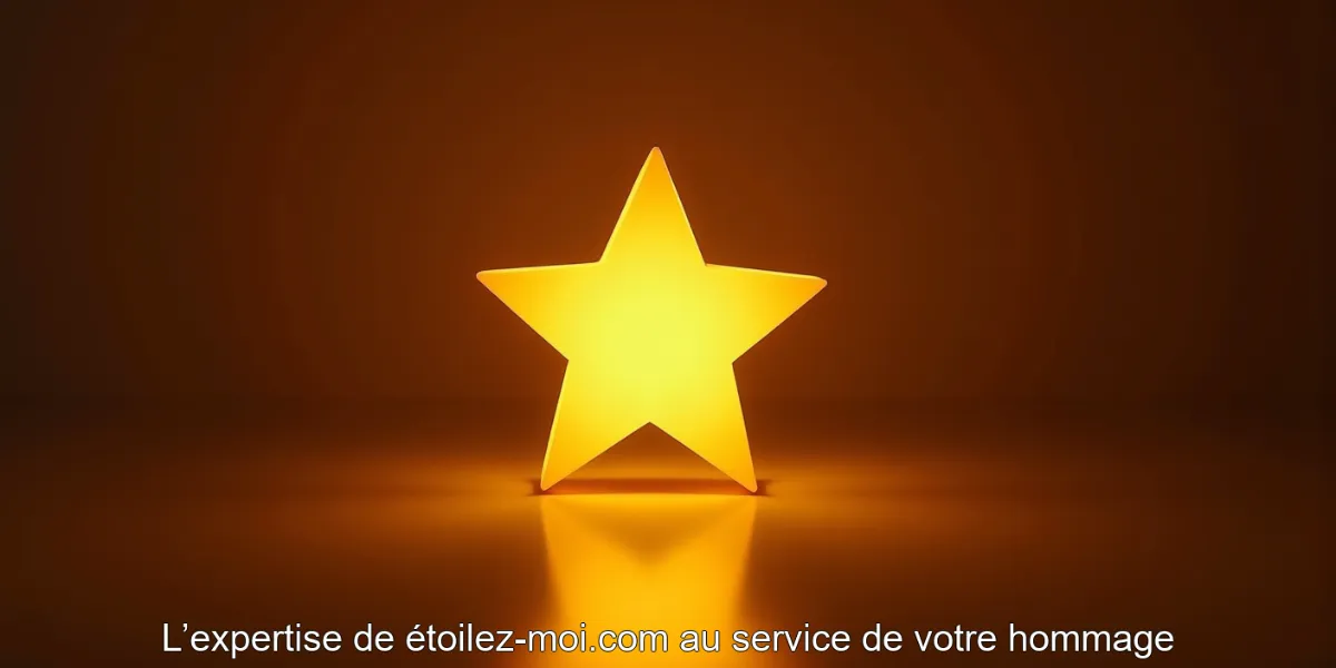 L’expertise de étoilez-moi.com au service de votre hommage