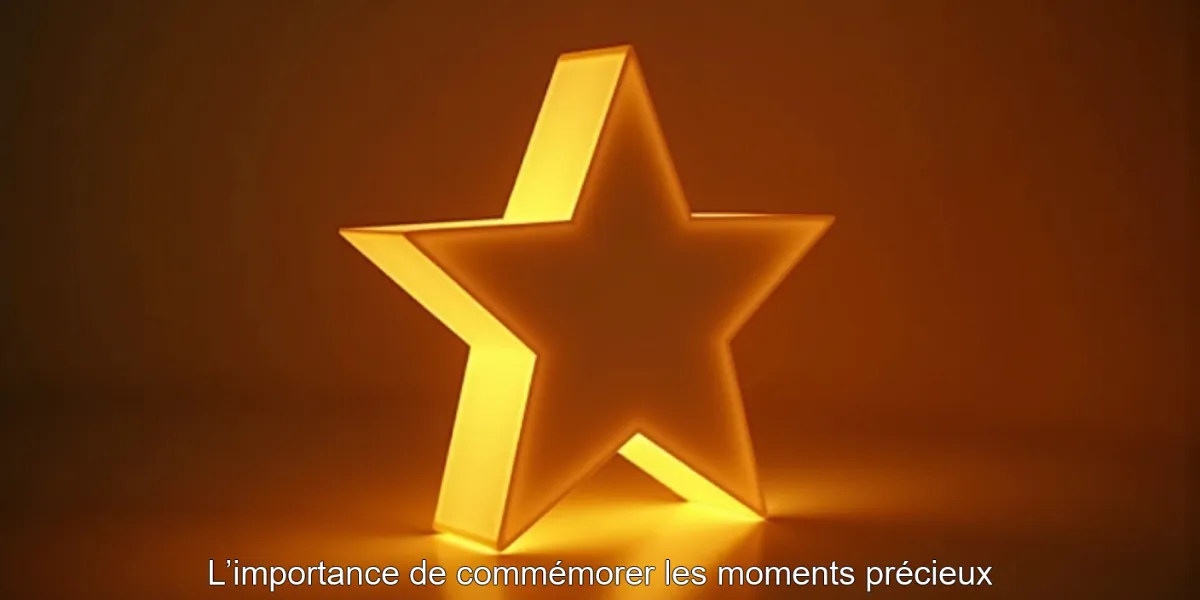 L’importance de commémorer les moments précieux