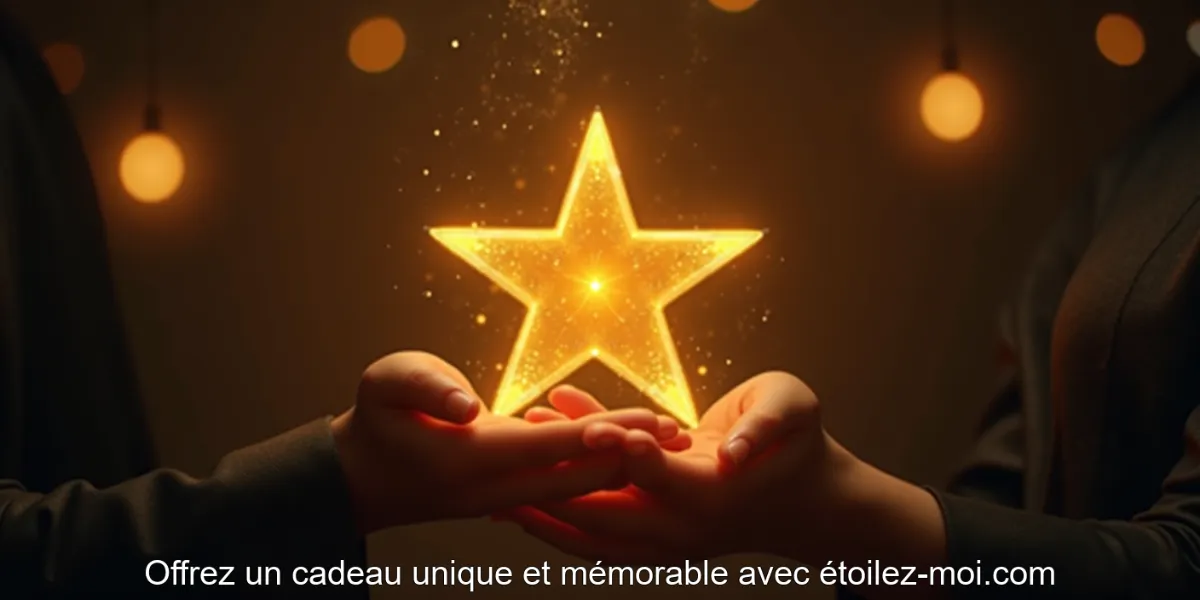 Offrez un cadeau unique et mémorable avec étoilez-moi.com