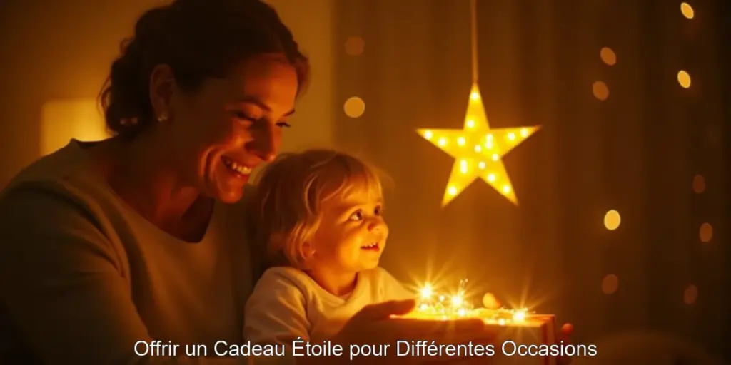 Cadeau étoile enfant