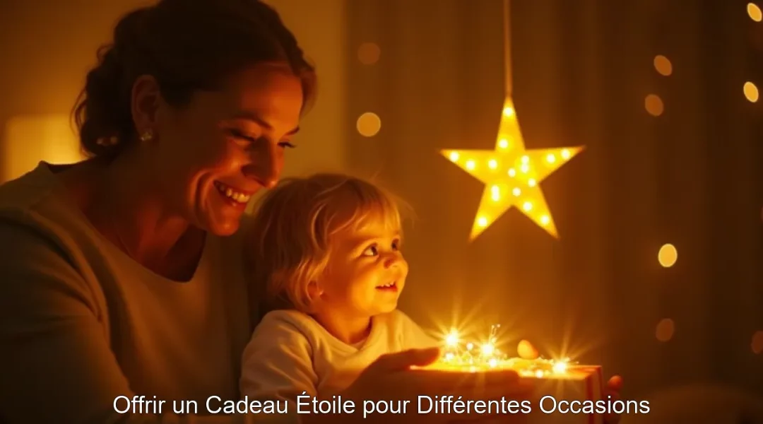 Cadeau étoile enfant