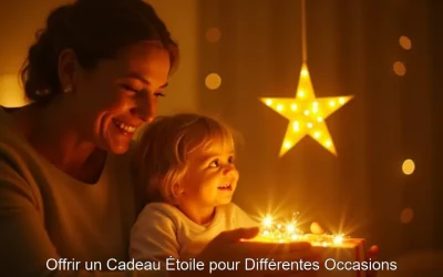 Cadeau étoile enfant