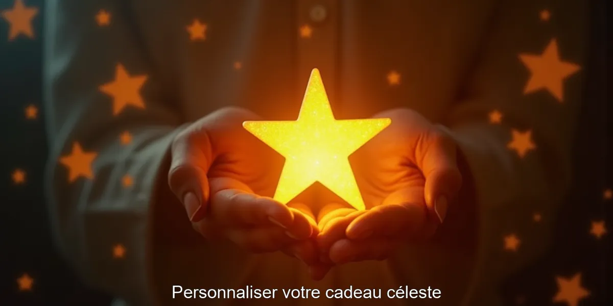 Personnaliser votre cadeau céleste