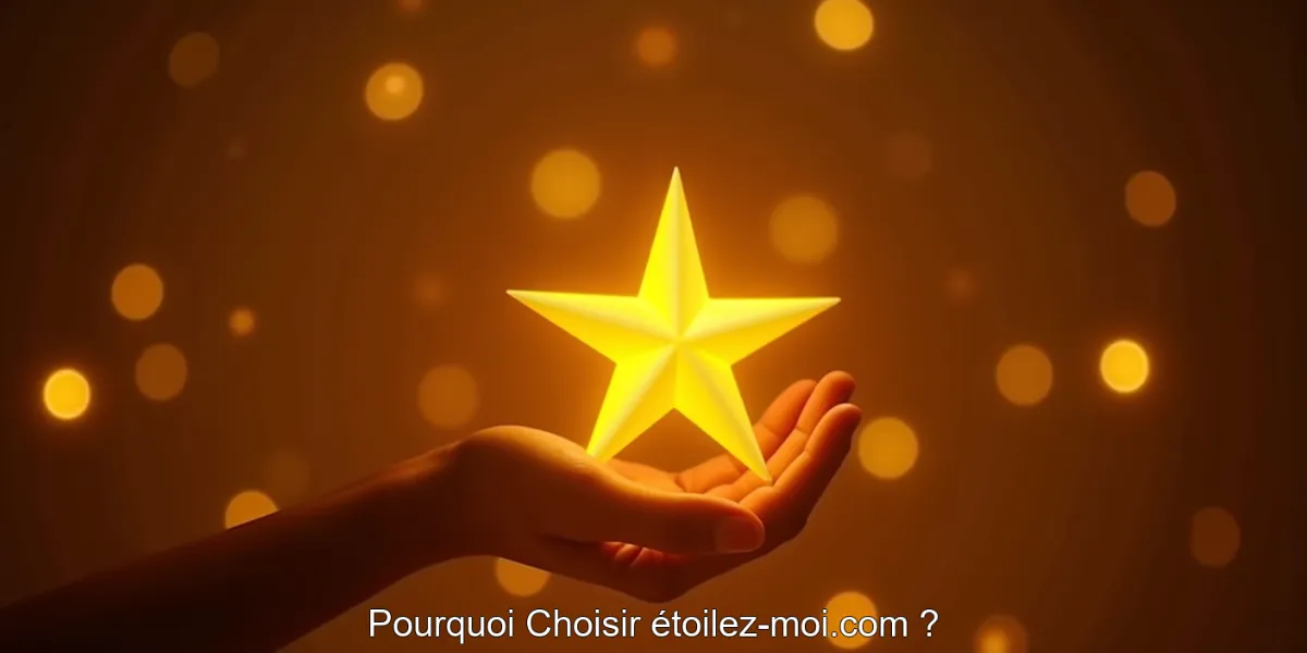 Pourquoi Choisir étoilez-moi.com ?