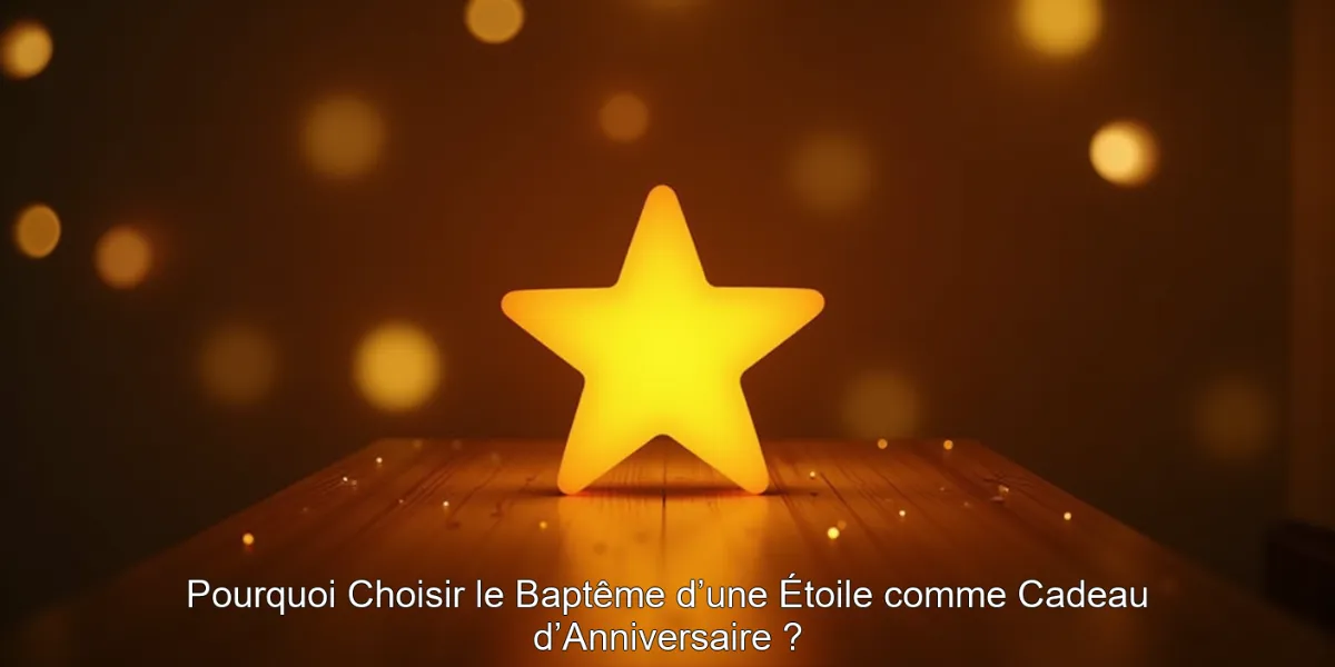 Pourquoi Choisir le Baptême d’une Étoile comme Cadeau d’Anniversaire ?