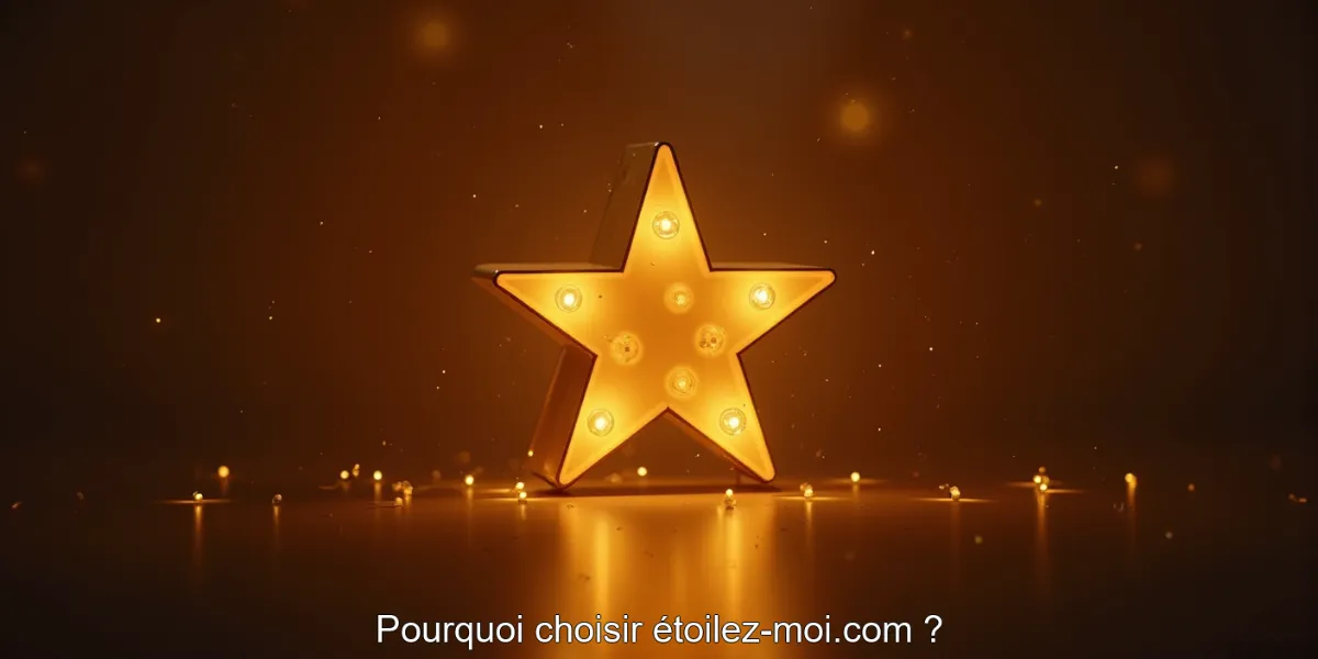 Pourquoi choisir étoilez-moi.com ?