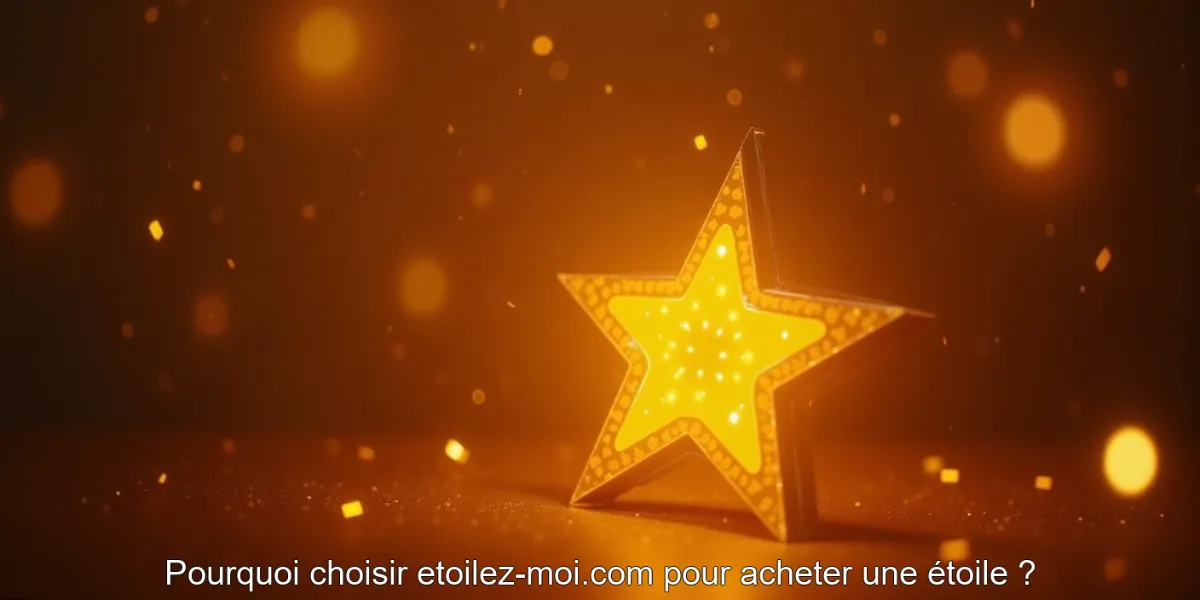 Pourquoi choisir etoilez-moi.com pour acheter une étoile ?