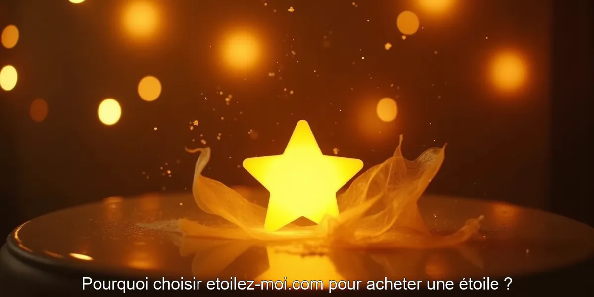 Pourquoi choisir etoilez-moi.com pour acheter une étoile ?