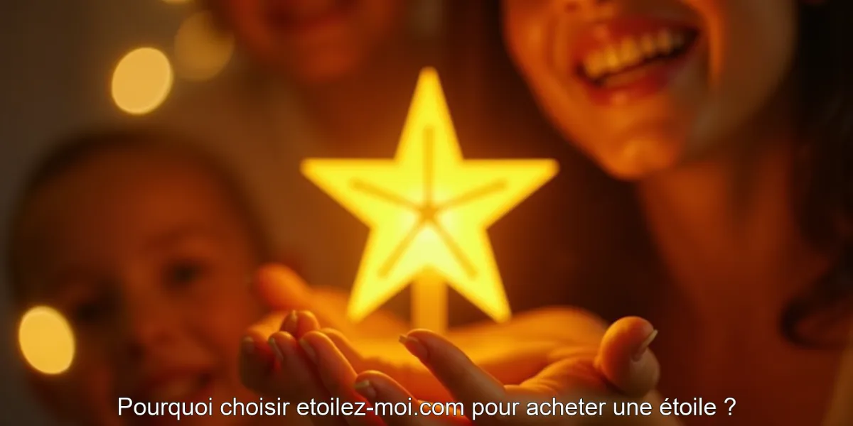 Pourquoi choisir etoilez-moi.com pour acheter une étoile ?