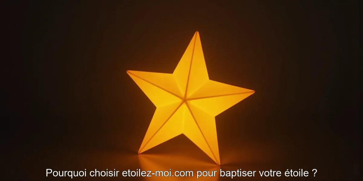 Pourquoi choisir etoilez-moi.com pour baptiser votre étoile ?