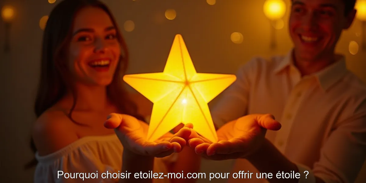 Pourquoi choisir etoilez-moi.com pour offrir une étoile ?