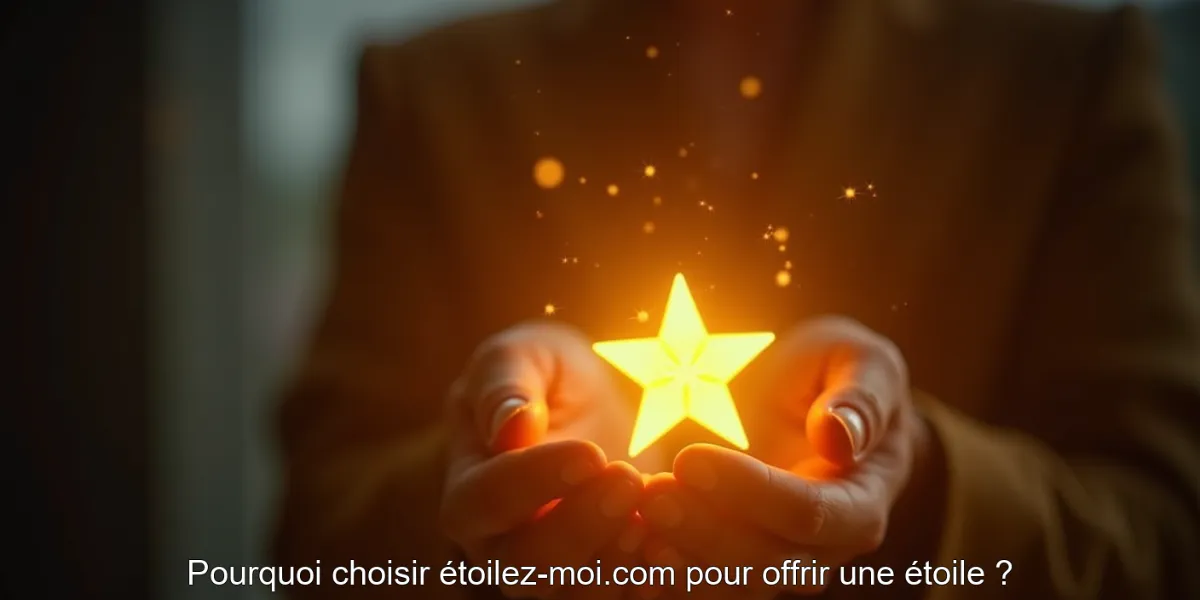 Pourquoi choisir étoilez-moi.com pour offrir une étoile ?