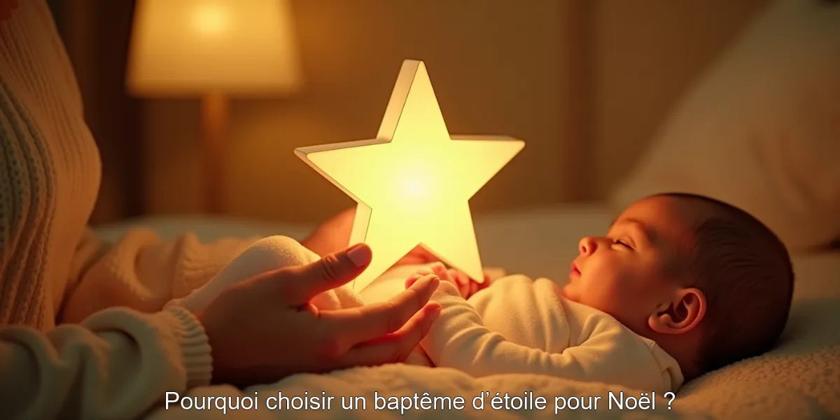 Pourquoi choisir un baptême d’étoile pour Noël ?