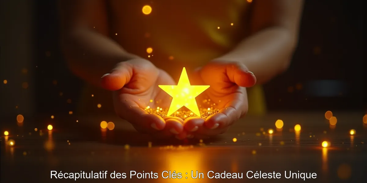 Récapitulatif des Points Clés : Un Cadeau Céleste Unique