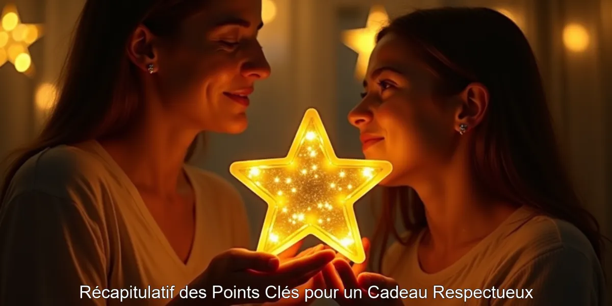 Récapitulatif des Points Clés pour un Cadeau Respectueux