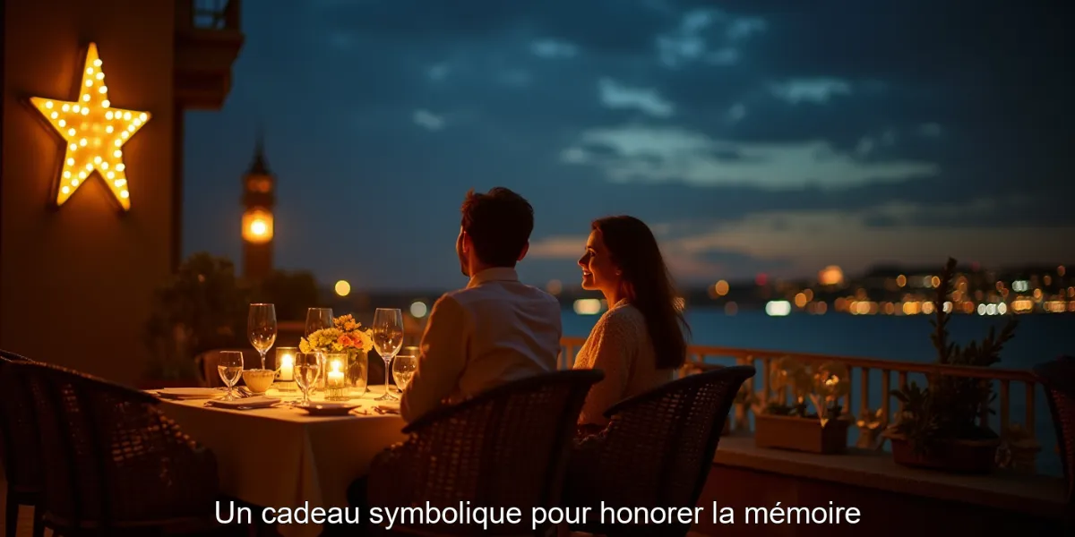 Un cadeau symbolique pour honorer la mémoire