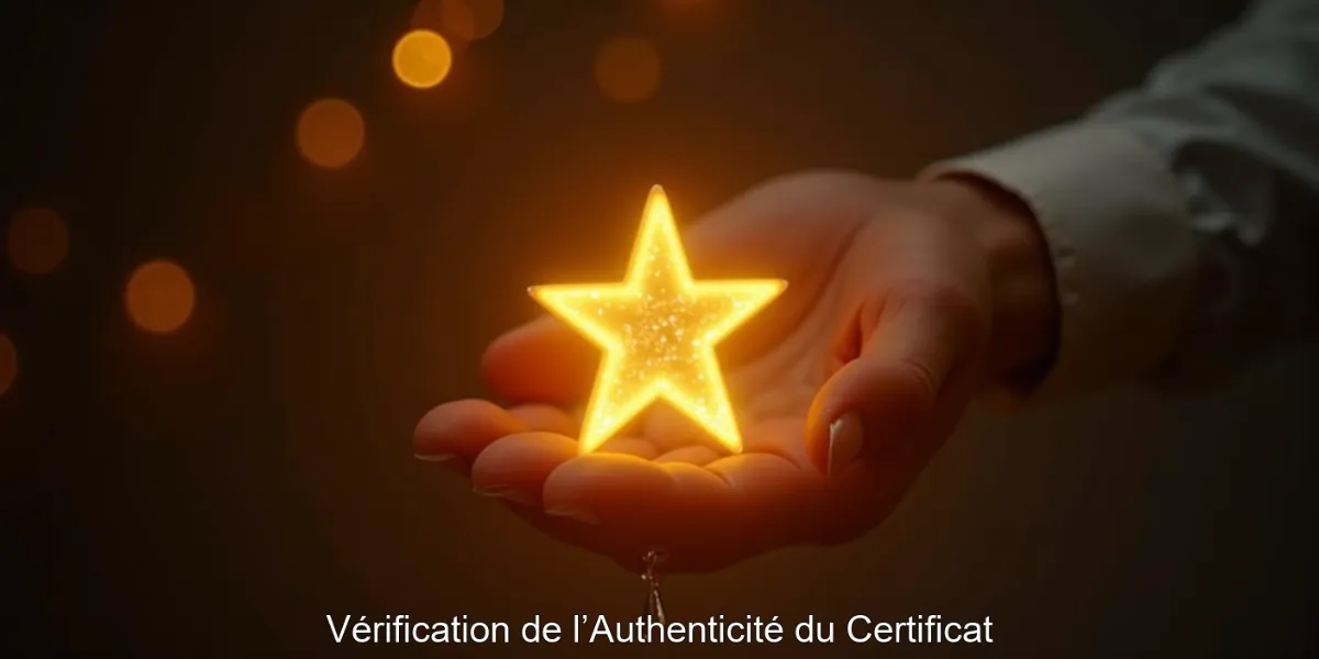 Vérification de l’Authenticité du Certificat