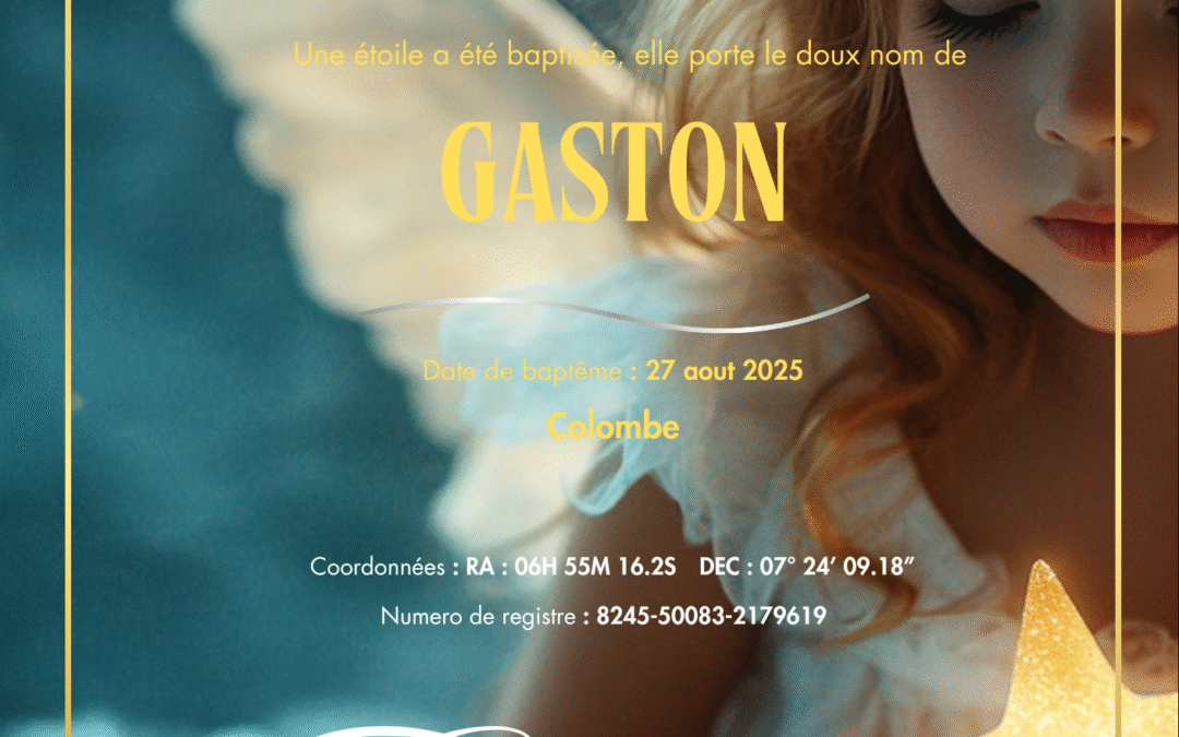 Baptême d’étoile grand-parent
