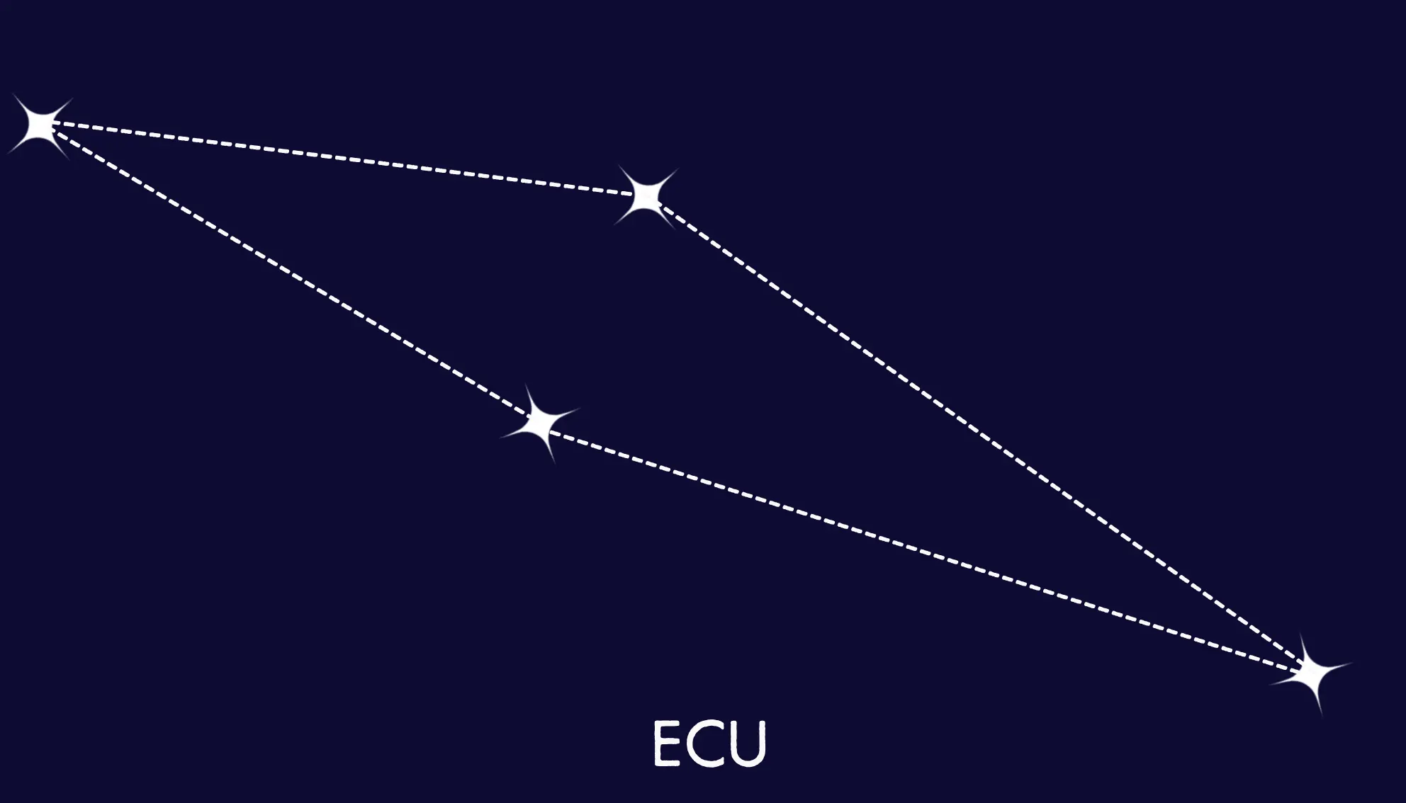 Tracé de la constellation de l’Écu de Sobieski au sud de l’Aigle