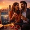 Contenu coffret étoile personnalisée cadeau Saint Valentin original pour couple