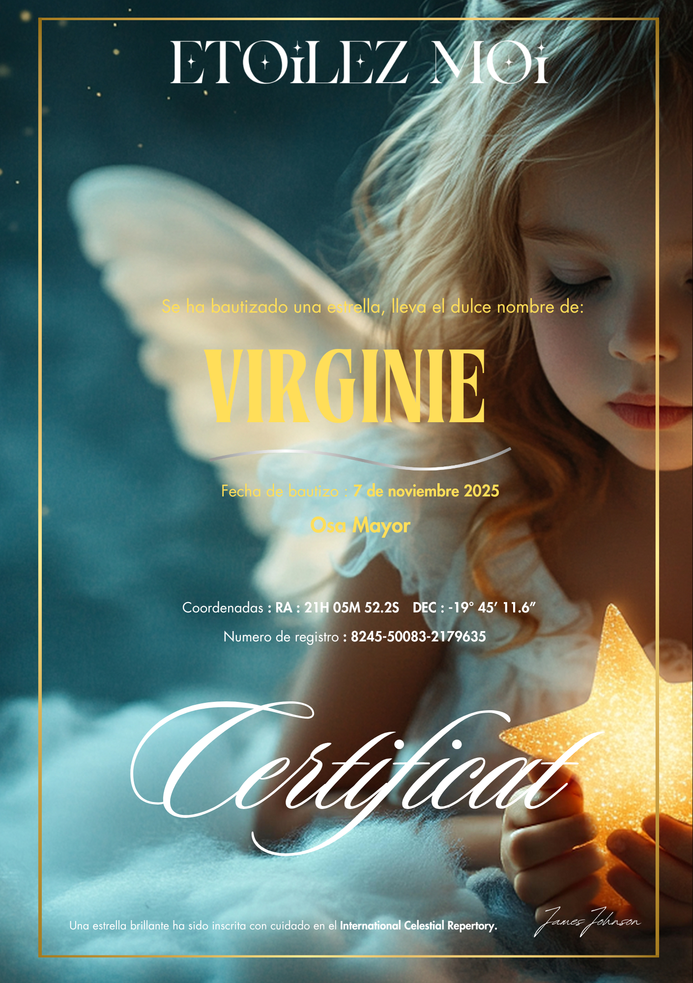 cadeau-enterrement-urgent-fille-certificat-souvenir-eternel